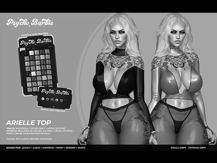 +PB+ Arielle Top - Fatpack DEMO
