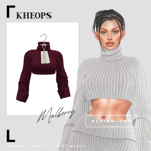 Kheops  /\ - NERINA - TOP - Mulberry