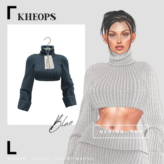 Kheops  /\ - NERINA - TOP - Blue
