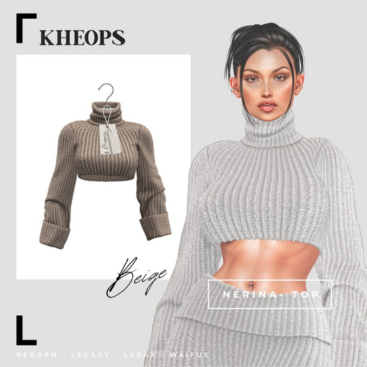 Kheops  /\ - NERINA - TOP - Beige