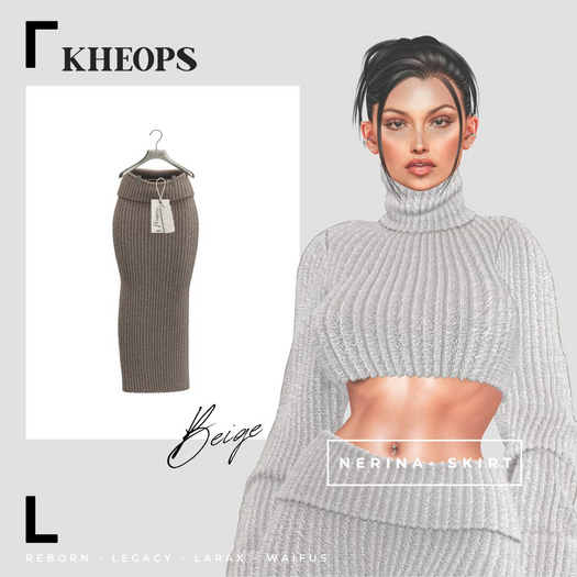 Kheops  /\ - NERINA - SKIRT - Beige