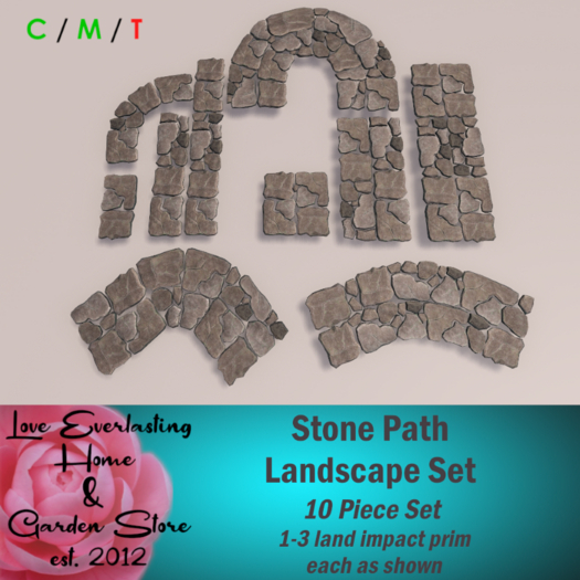 LE ~ Stone Path Landscaping Set
