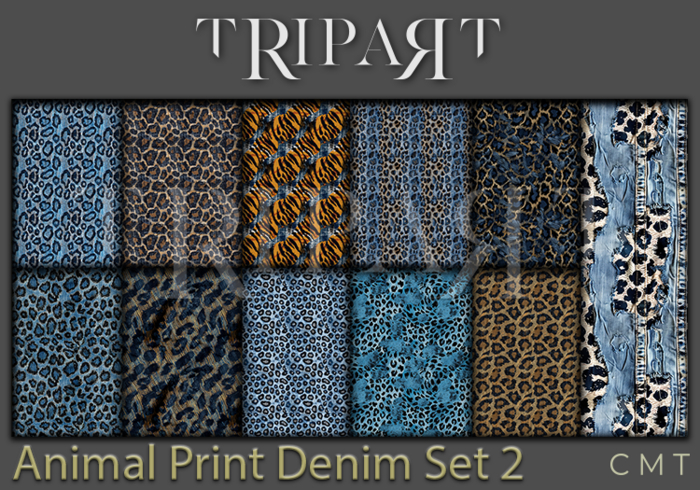 ..::TRIPART::.. " PROMO " Animal Print Denim Set 2