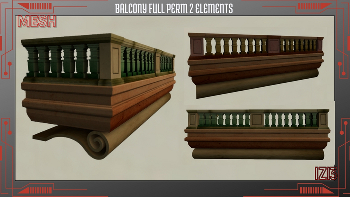 BALCONY FULL PERM 2 ELEMENTS