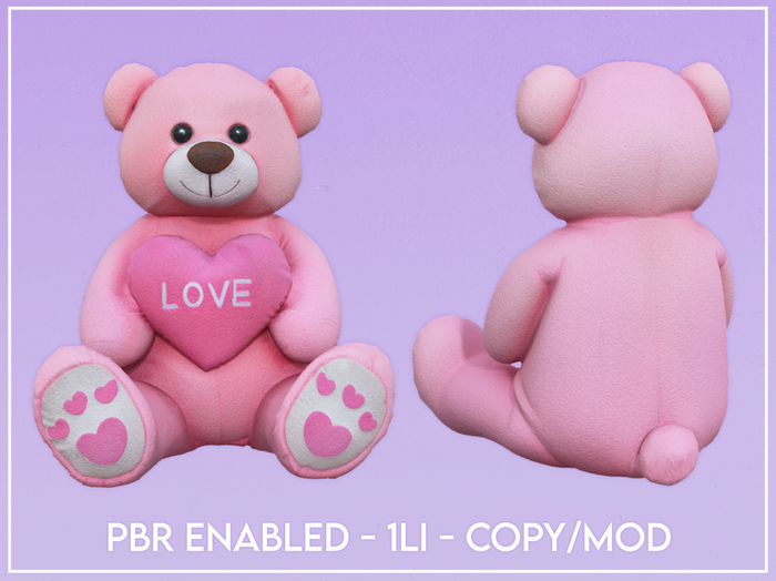 Pink Love Bear