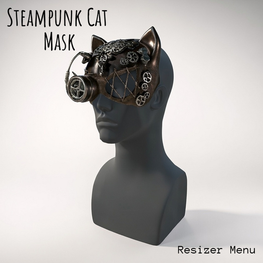 .:MM:. Steampunk Cat Mask