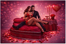 EVH VALENTINE PUFF ADULT WITH TABLE REV