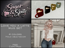 Sugar & Spite Love You a Latte Mug Set