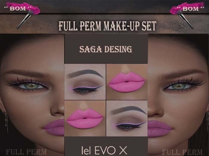 ''SaGa Design'' Full Perm Make-up New Set 0113