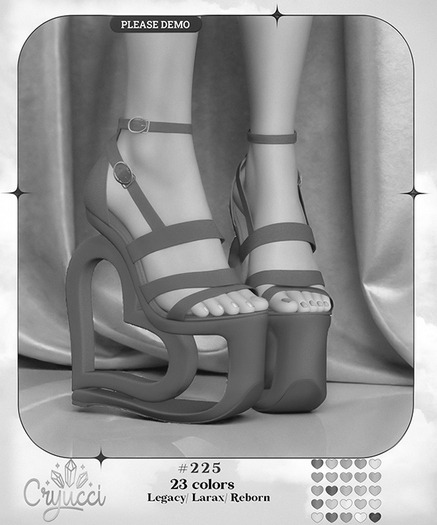 CRYUCCI #225 HEELS DEMO
