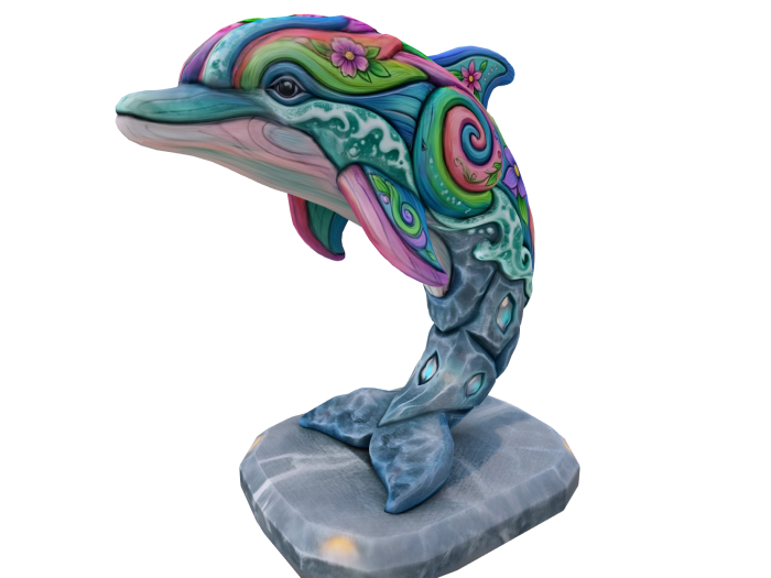 HB: Whimsy Dolphin Statue FuLL PERM