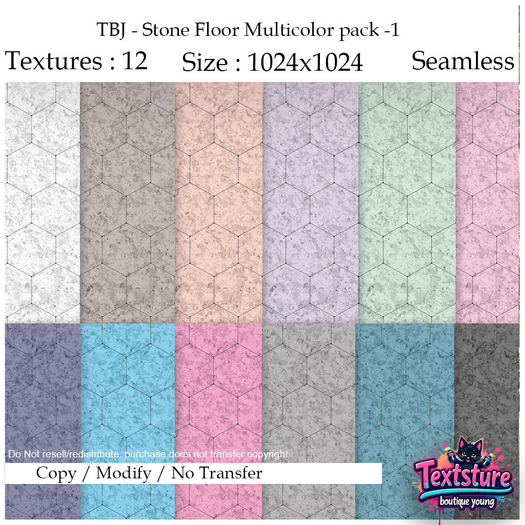 TBJ - Stone Floor Multicolor pack -1