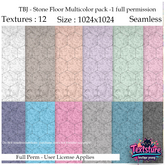 TBJ - Stone Floor Multicolor pack -1 full permission