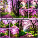 Blossom Trees Backdrop Textures