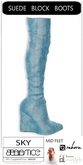 Baiastice_Suede Block Boots-Sky