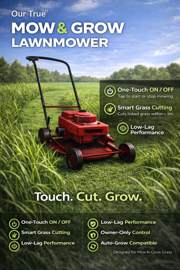 Our True: Mow & Grow Lawmower