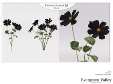 Fantasy Flower [3] Black
