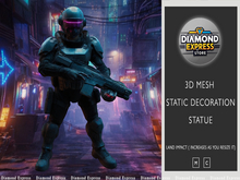 {DE} Cyberpunk Soldier - 3D Mesh