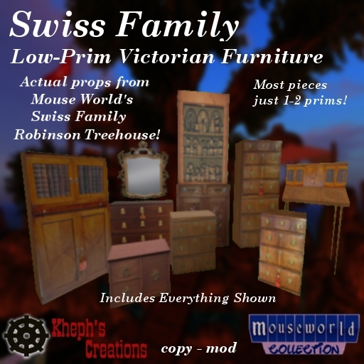 Swiss Family Victorian Furniture