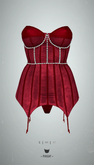 -Pixicat- Marlene Corset (VelvetRed)