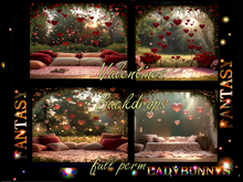 Fantasy Background Textures-Valentine Backdrops Set2-full perm Valentines Day Textures