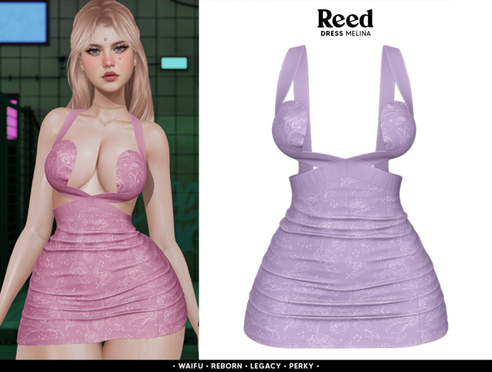 REED - MELINA PURPLE ROSES