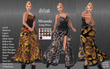 Delicatt Couture - Miranda Long Dress V26  - FEB.08♥2026♥