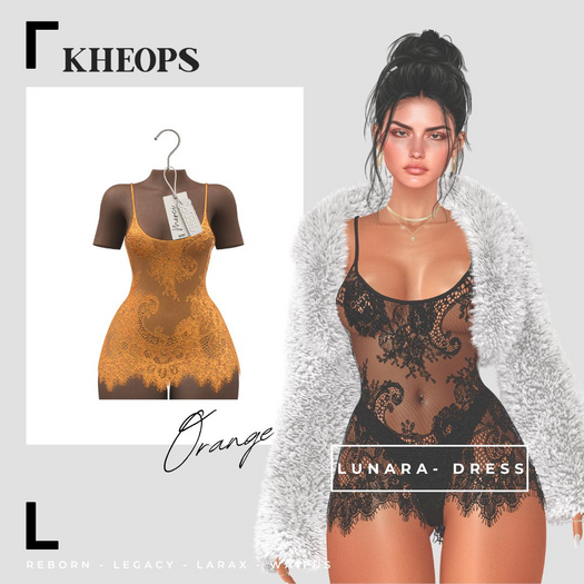 Kheops  /\ - LUNARA - DRESS - Orange