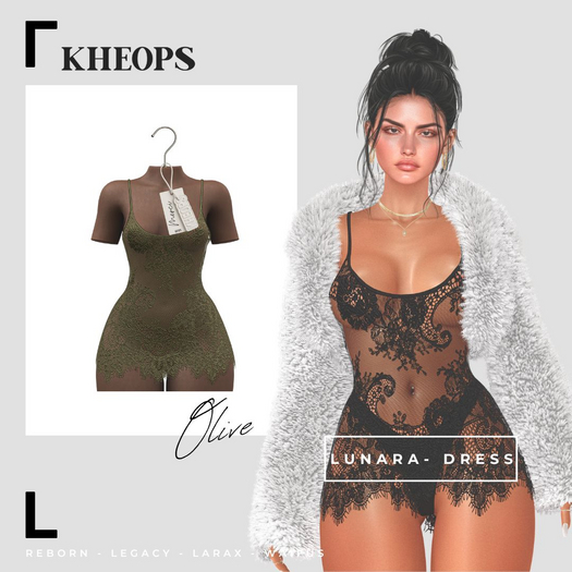 Kheops  /\ - LUNARA - DRESS - Olive