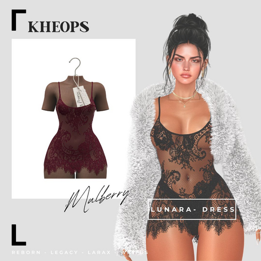 Kheops  /\ - LUNARA - DRESS - Mulberry