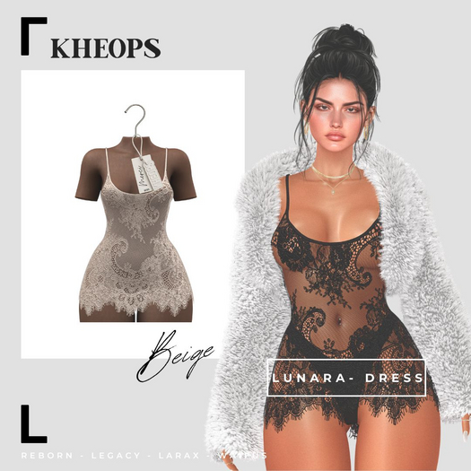 Kheops  /\ - LUNARA - DRESS - Beige