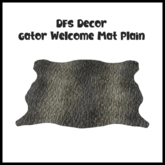DFS Decor Gator Welcome Mat Plain - ACTUAL ITEM