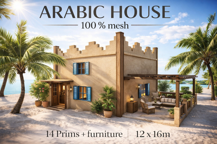 ARABIC HOUSE - mesh - incl. bed
