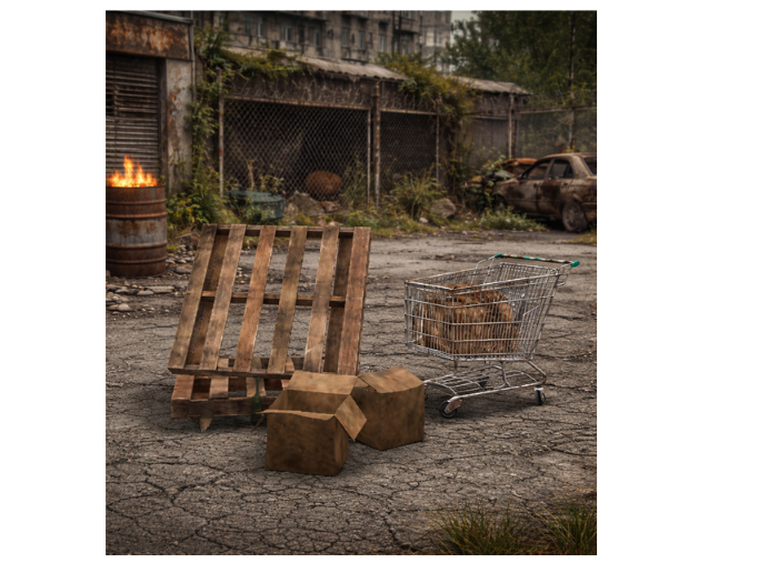 Urban Trash Decor Set