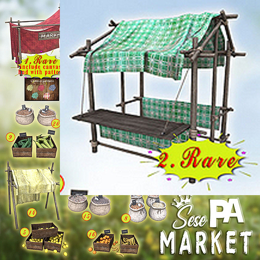 2. Sese & PA - Market - Booth B RARE