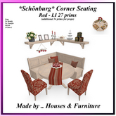 *Schönburg* Corner Seating Red