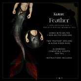 ((Krature)) - Feather - Mermaid Tail Riptide Applier HUD - Blood