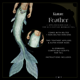 ((Krature)) - Feather - Mermaid Tail Riptide Applier HUD - Fantasy