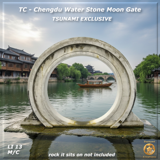 TC - Chengdu  Water Stone Moon Gate