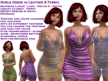 Noble Dress in Leather & Fabric (ADD)