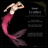 ((Krature)) - Leather - Mermaid Tail Riptide Applier HUD - Pink
