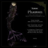 ((Krature)) - Phantom - Mermaid Tail Riptide Applier HUD - Purple