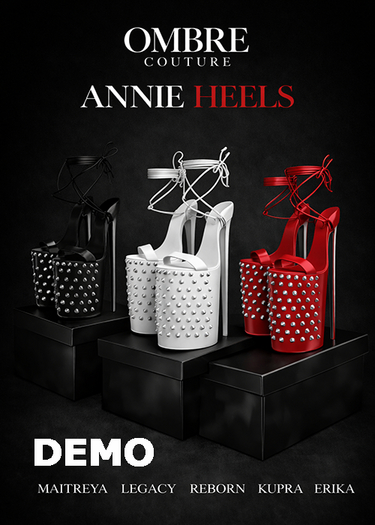 OC *ANNIE HEELS DEMO PACK* (multi-colours)