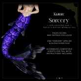 ((Krature)) - Sorcery - Mermaid Tail Riptide Applier HUD - Purple