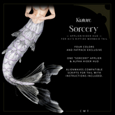 ((Krature)) - Sorcery - Mermaid Tail Riptide Applier HUD - Silver