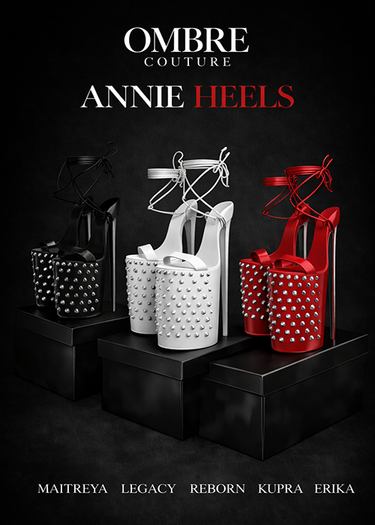 OC *ANNIE HEELS PACK* (multi-colours)