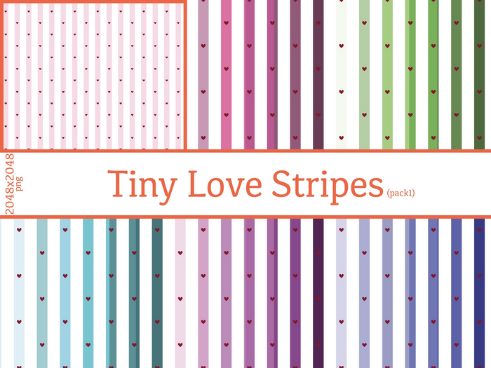 Tiny Love Stripes (pack1)
