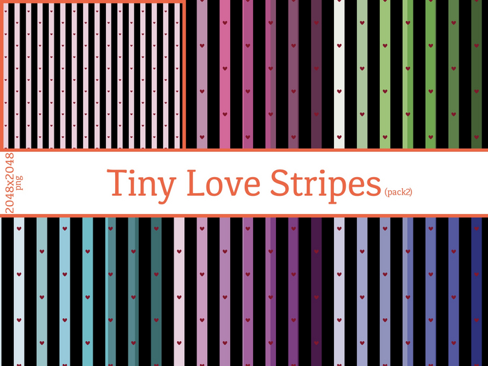 Tiny Love Stripes (pack2)