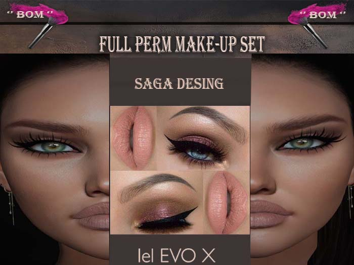 ''SaGa Design'' Full Perm Make-up New Set 0121