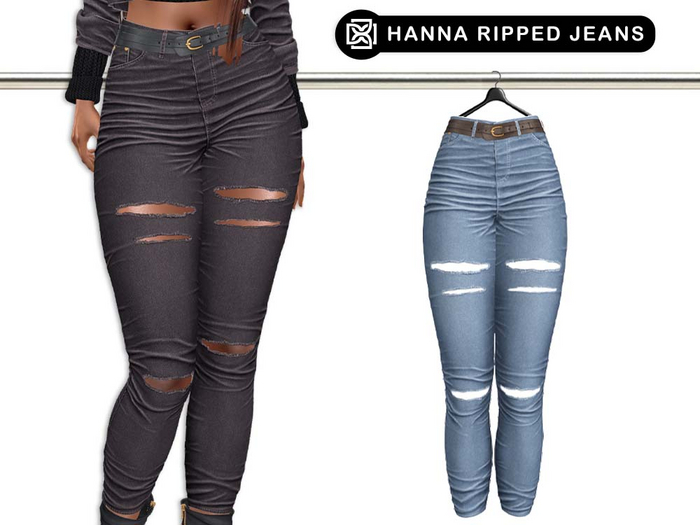 Addams // Hanna Ripped Jeans // N*13